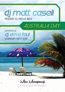 Sunshine Coast Car Hire, Miss Moneypenny's Australia Day party.